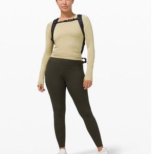 Lululemon leggings in green army